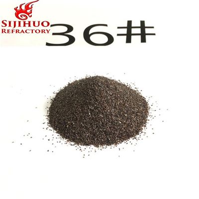 Smallatura di precisione con abrasivo abrasivo di corindone marrone personalizzabile in 12-220 grani