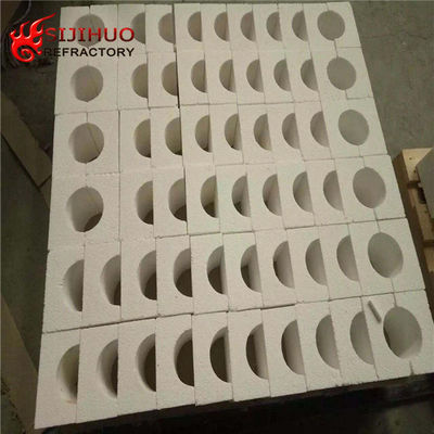 mattoni isolanti mulliti leggeri e resistenti alle alte temperature in bianco puro