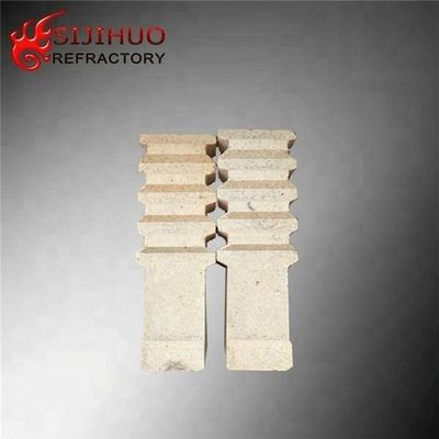 Forni industriali Fire Brick Liner personalizzato Giallo 0,01 Alti mattoni di silicio di alluminio