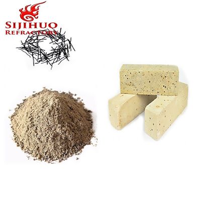 Applicazione Refrattario fusibile rinforzato con fibre d'acciaio con contenuto ottimale di MgO