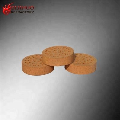 230x114x65mm Checker Refractory Fire Brick con 0,34% di CaO e resistenza al calore