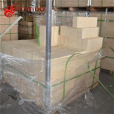 Piastrelle da fuoco in mattoni di alluminio giallo personalizzate per rivestimento del forno