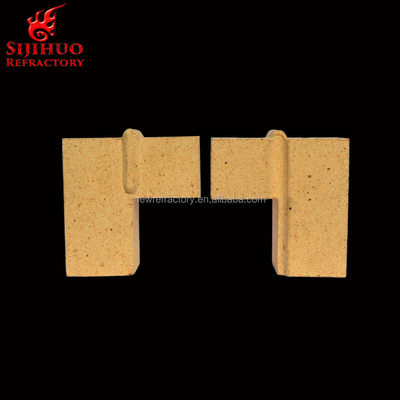 mattoni da fuoco per forno di riscaldamento 230x114x65 mm Dimensione e contenuto di SiO2 43-58%