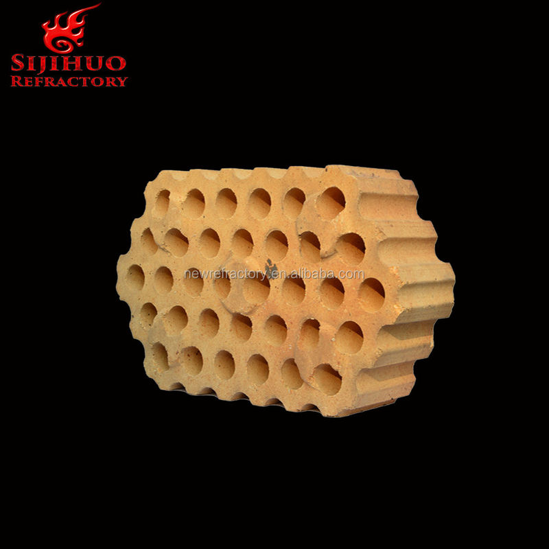 mattoni da fuoco per forno di riscaldamento 230x114x65 mm Dimensione e contenuto di SiO2 43-58%